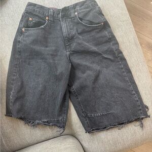 BDG Black Jean Shorts